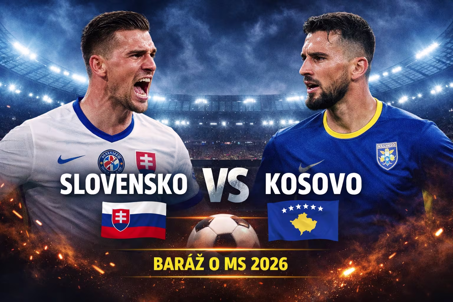 Slovensko – Kosovo: preview zápasu, baráž o MS 2026